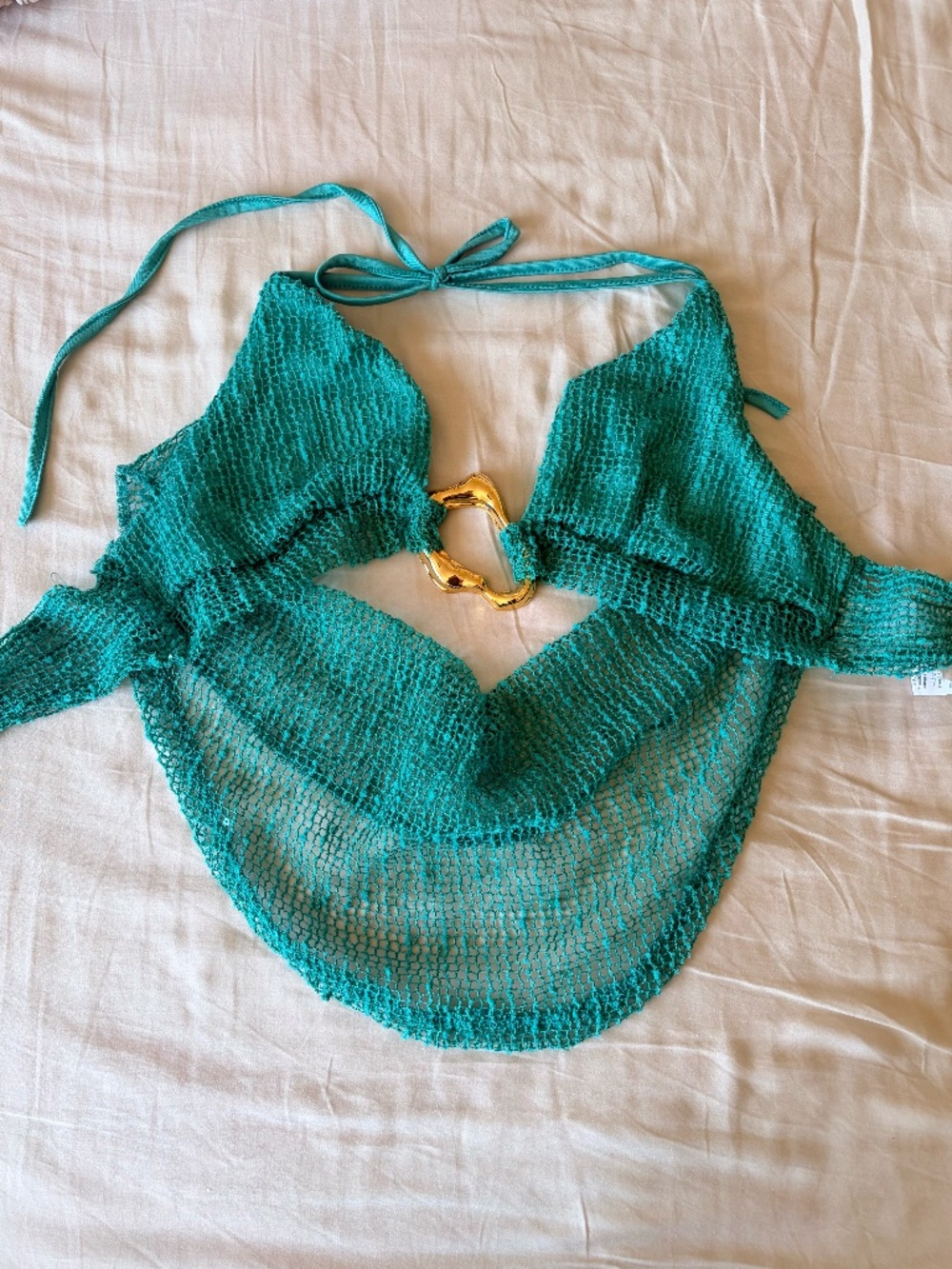 Going Out Mesh Halter Top